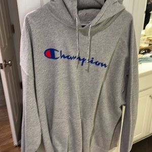 Gray champion 2xl hoodie